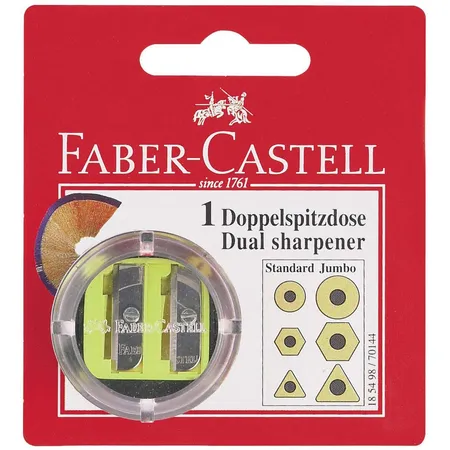 Faber-Castell Doppelspitzdose 54-18, rund