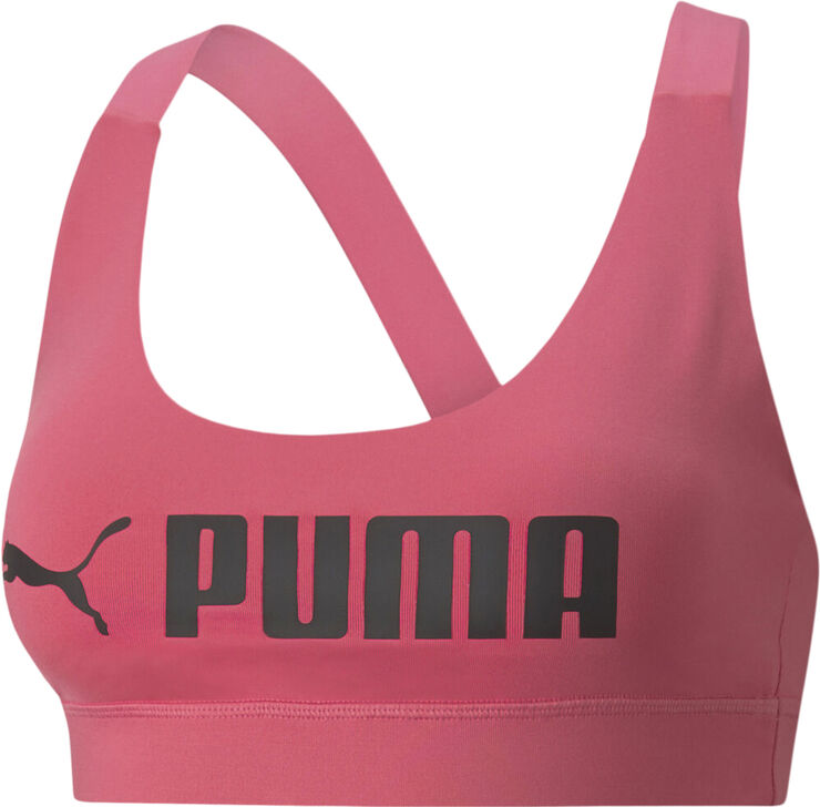 Puma Fit Mid-Impact sports bh Pink