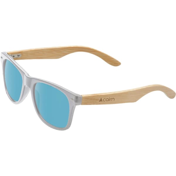 Lunette de soleil lifestyle CAIRN WOODSTOCK HYBRID MAT WHITE TRANSLUCID
