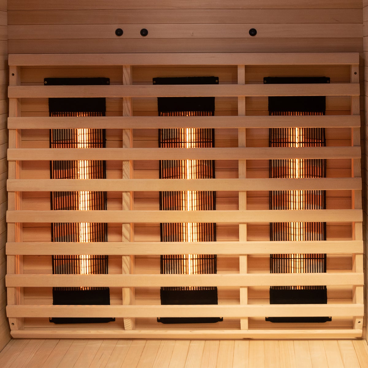 Dewello® Infraroodcabine Infraroodsauna CALGARY 115 cm x 105 cm incl. 5 full-spectrum emitters, kleurenlichttherapie, LED