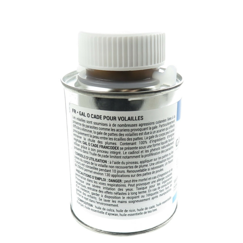 Gal o cade 200 ml, protège pattes, pour volaille