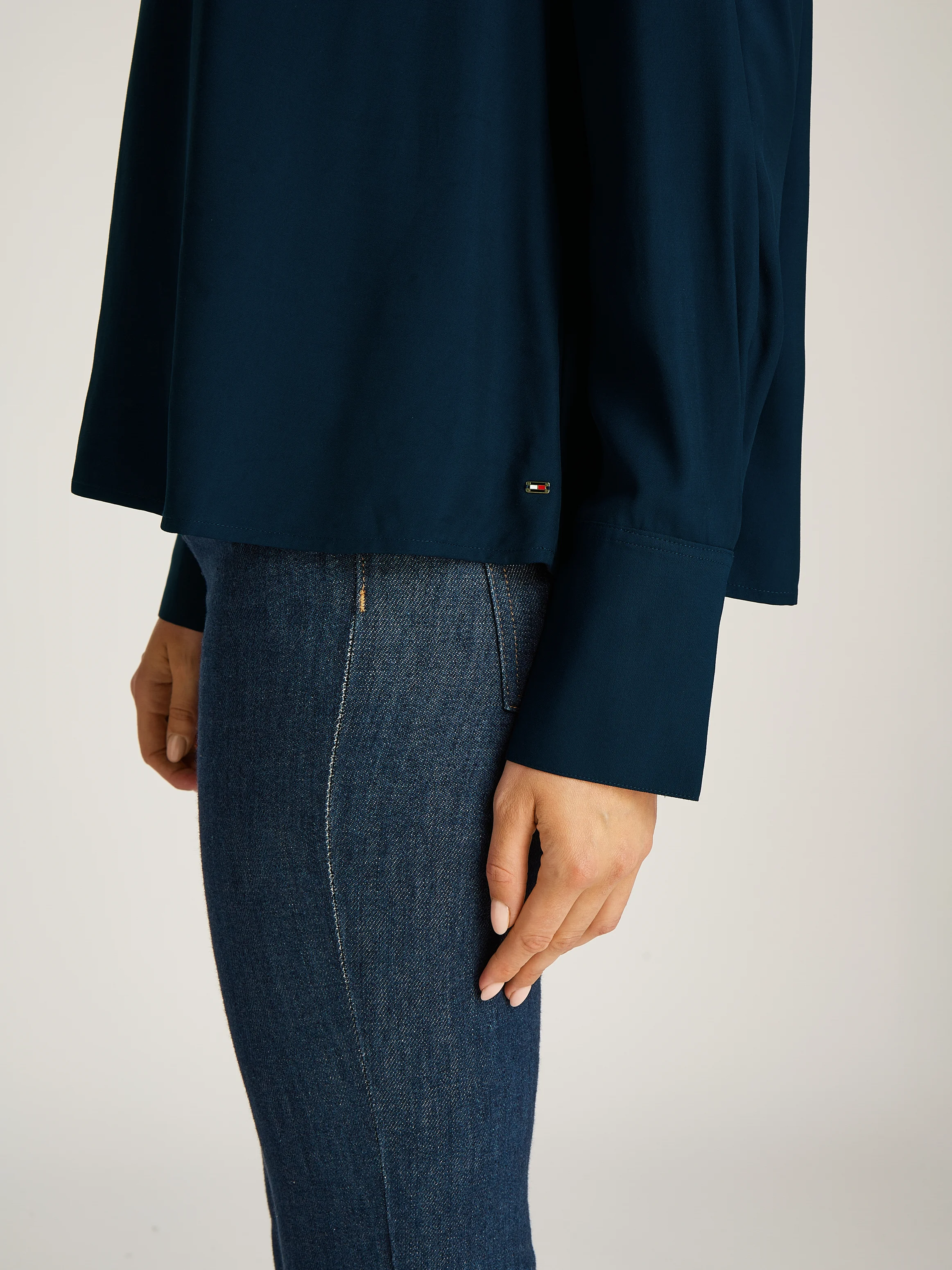 Blouse droite | Bleu