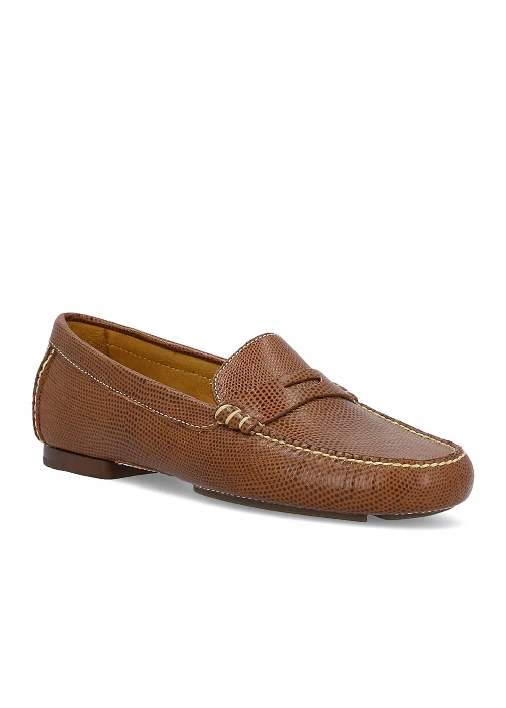 MOCASSIN LIZARD MARRON
