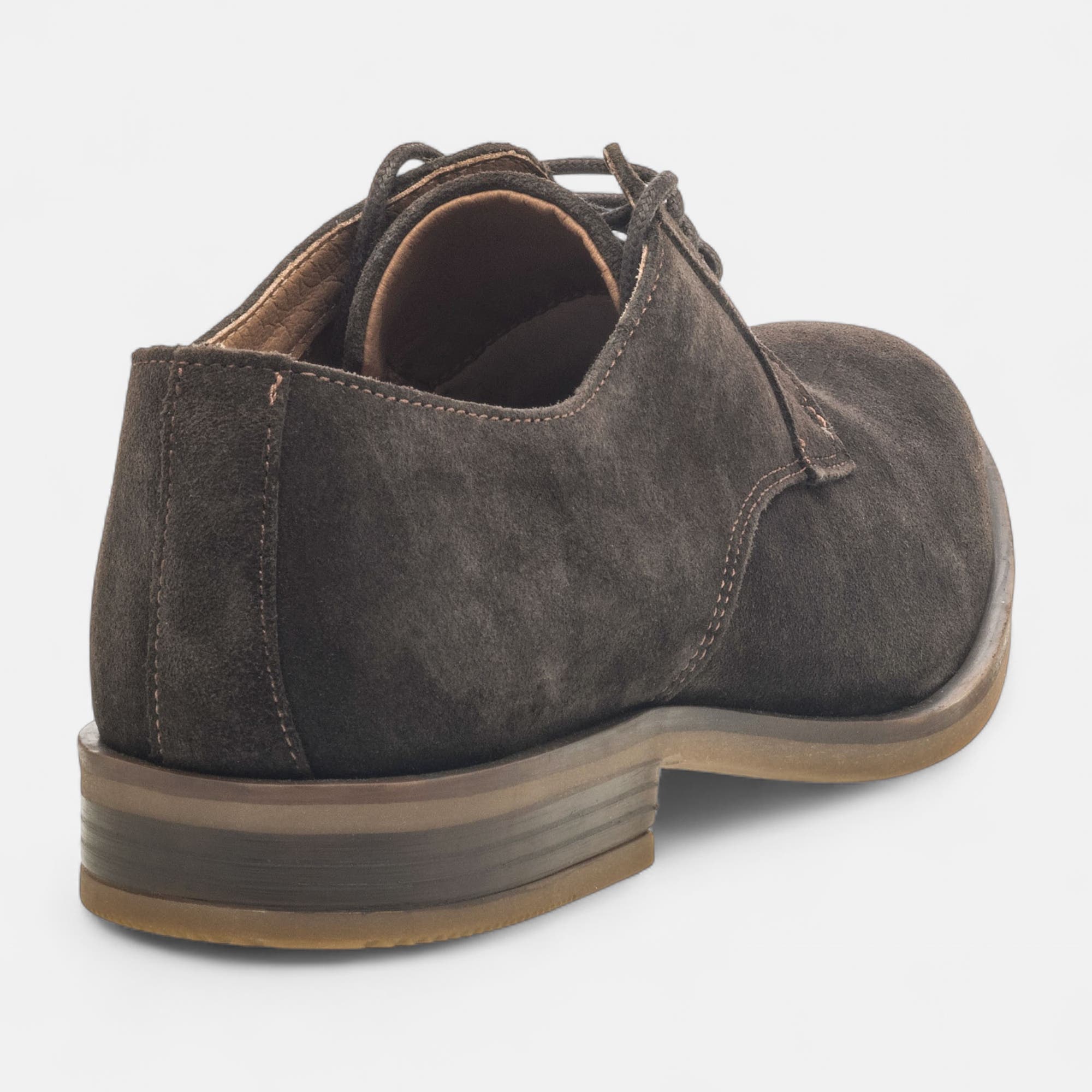 Derbies Homme en cuir marron