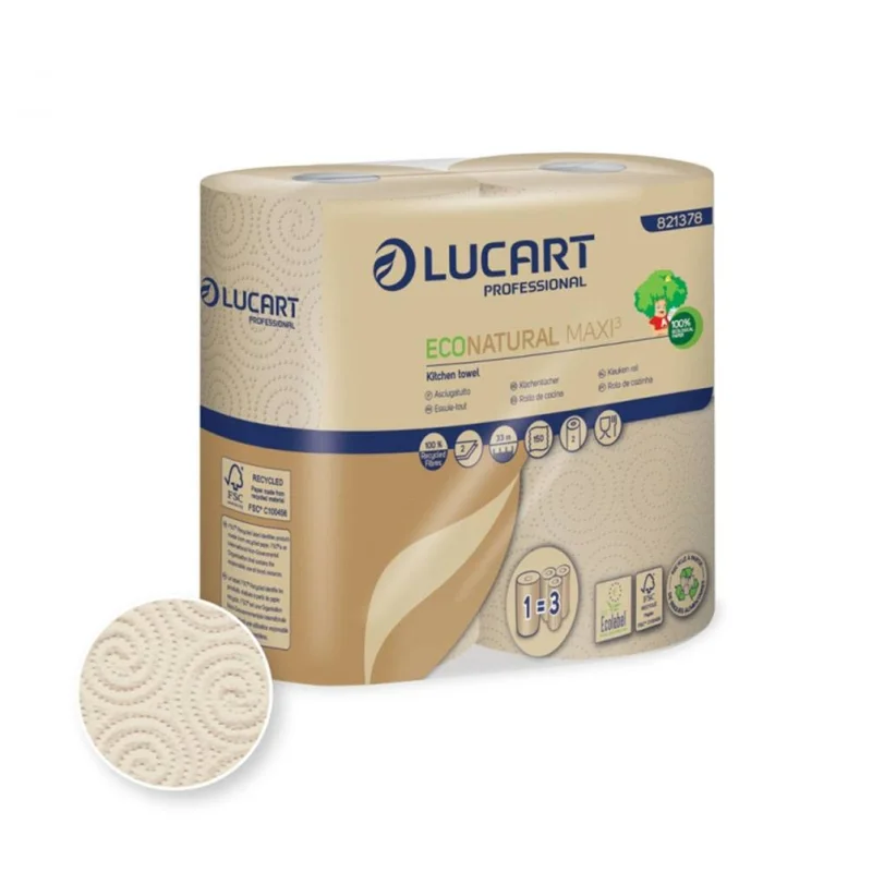 LUCART - Essuie-tout EcoNatural Maxi - x30