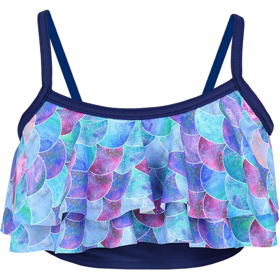 Aquarti Mädchen Bikini Set Zweiteilig Bikinislip Bustier rosalila