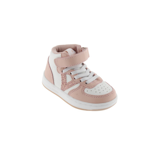 Botas Victoria de cano curto, estilo bicolor e cadarços elásticos.