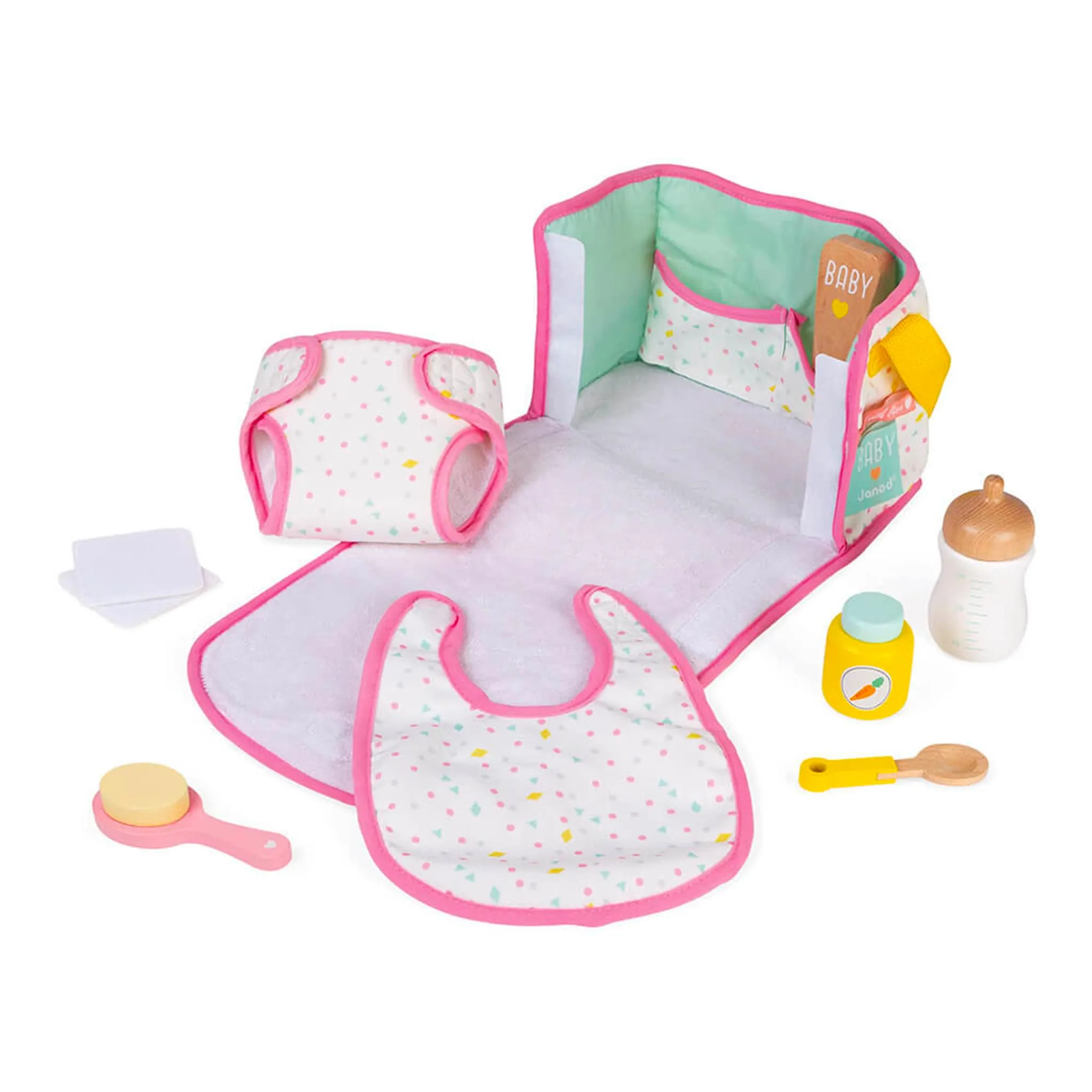 Janod Sac à Langer Nursery Pour Poupées