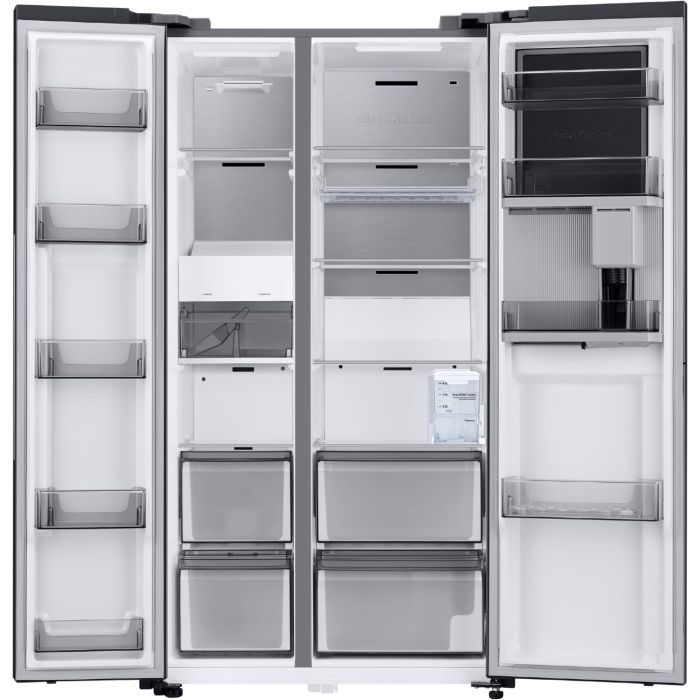 Samsung Side-by-Side RH69B8041B1/EG Premium Black Steel - interner Wassertank
