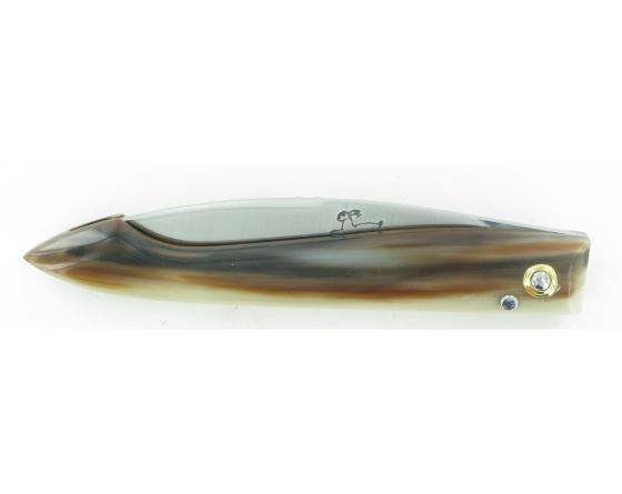 La Capucin Petit Modèle Corne Blonde Couteau de poche par Cognet Douk Douk
