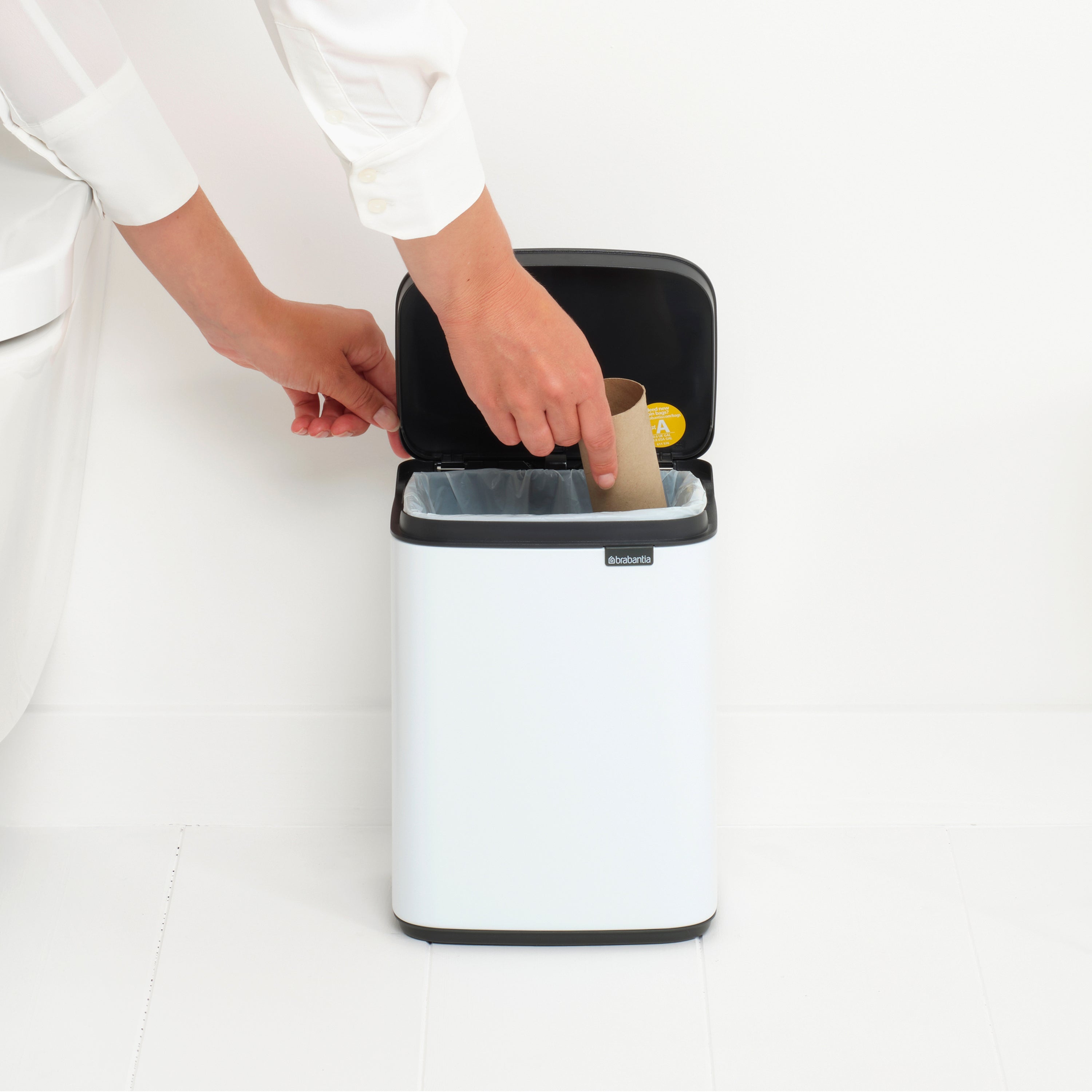 Brabantia Bo Afvalemmer 4 L - White