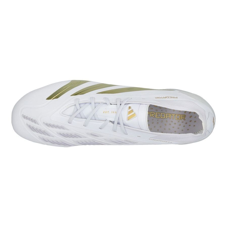 adidas Predator Elite FG Day Spark - Blanc/Doré/Blanc