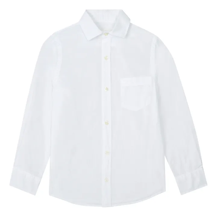 Hartford Chemise Coton Paul Pat | Blanc