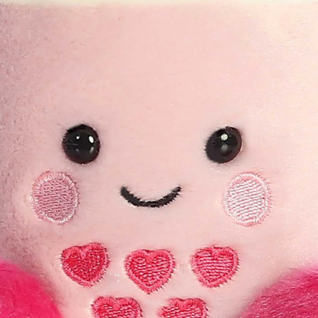 palm pals knuffelboba hartjes tangy - 13 cm