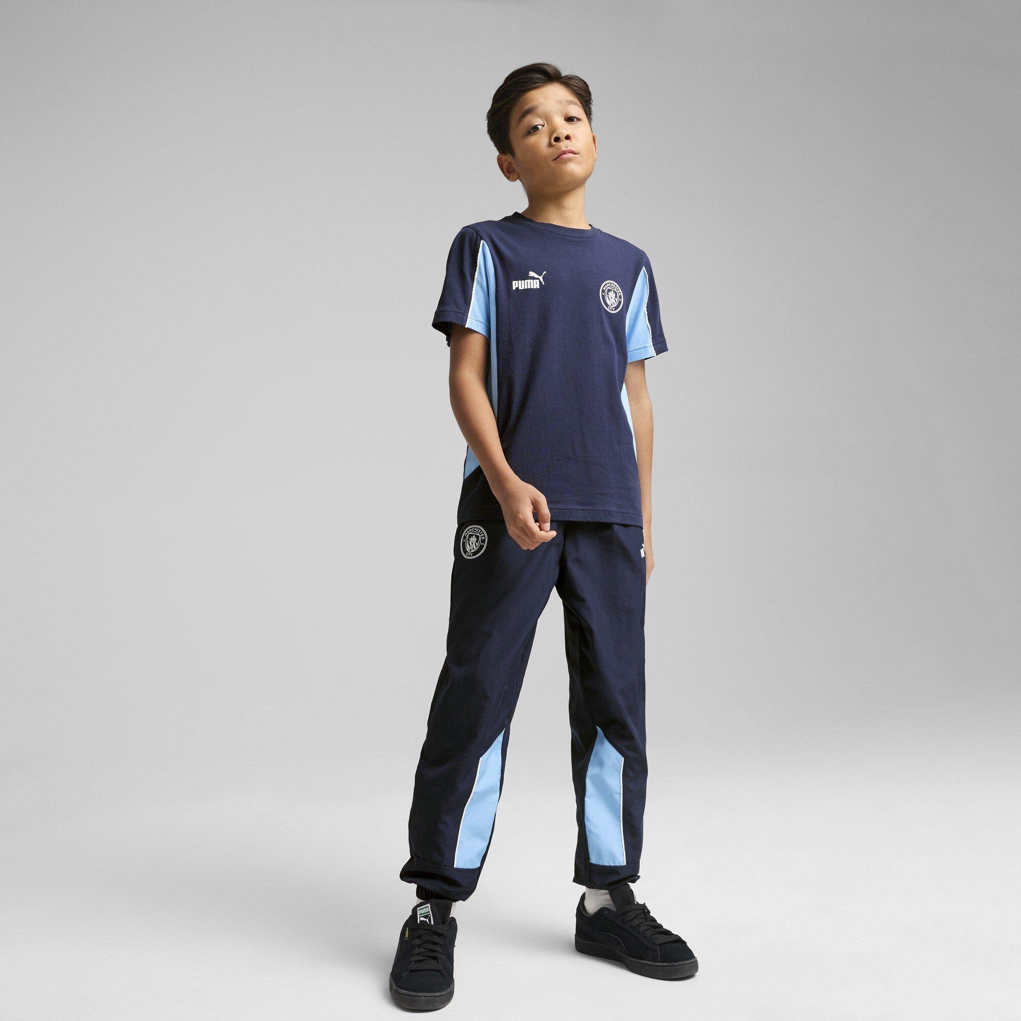 Puma Manchester City Football Archive T Shirt Juniors