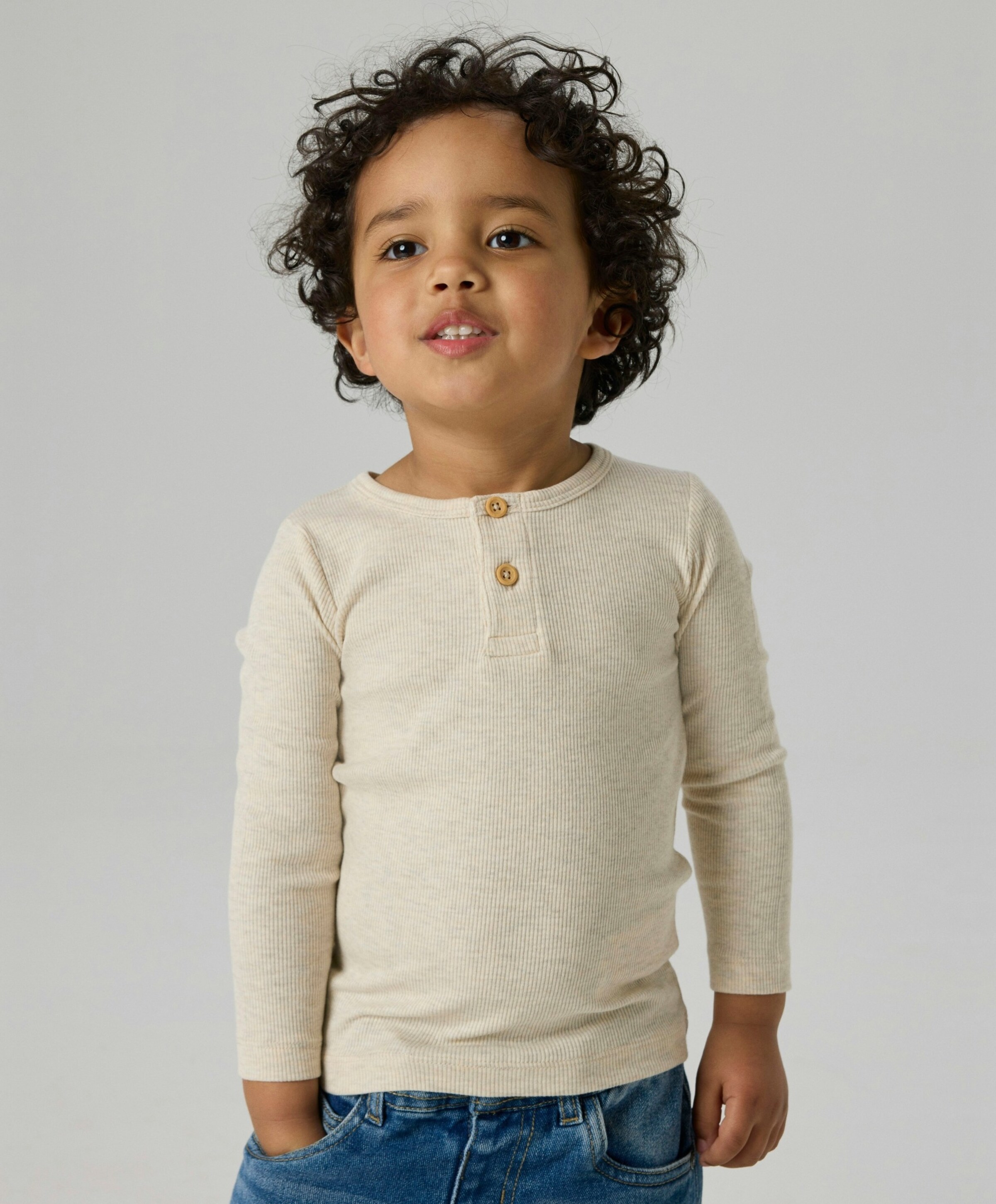 Name it Jongens longsleeve beige