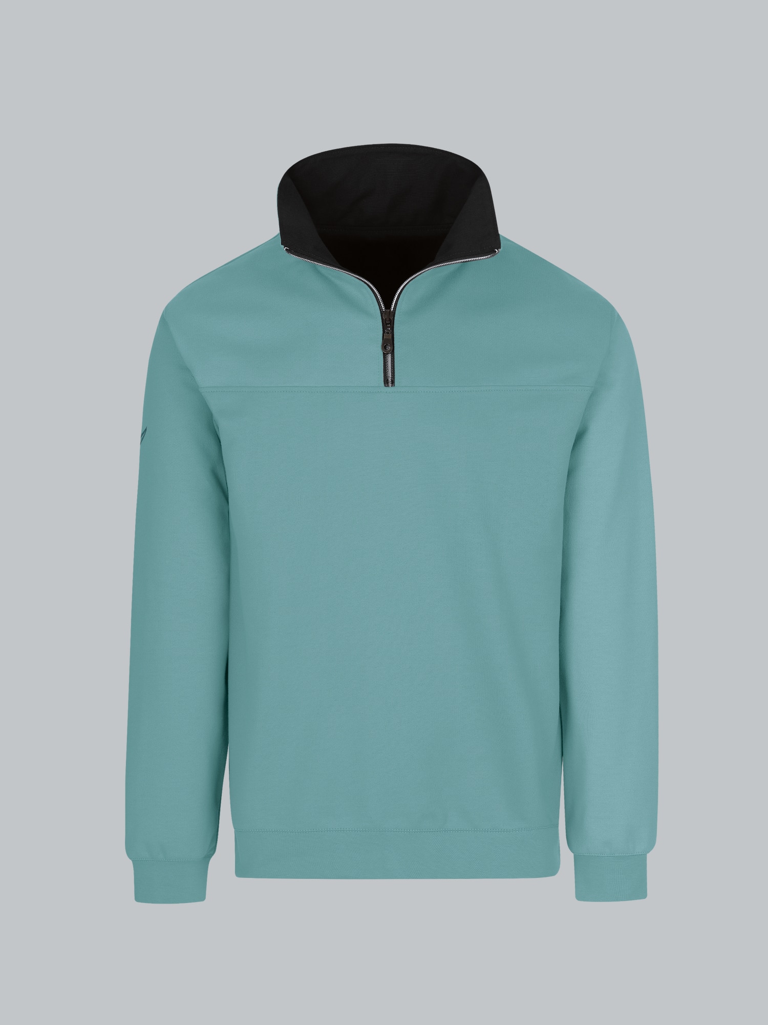 Sweatshirt mit Reißverschluss Seegras