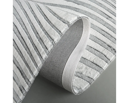 Cutout Wave tapijt, zilver, 80x150 cm