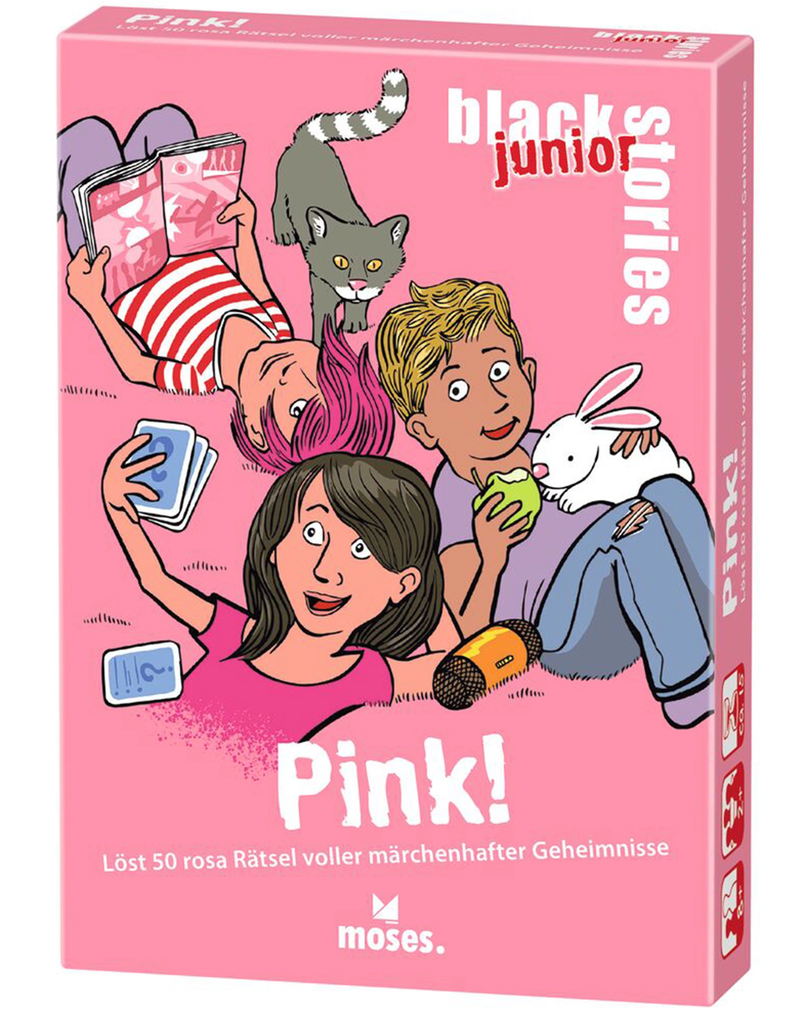 Rätselkarten BLACK STORIES JUNIOR - PINK!