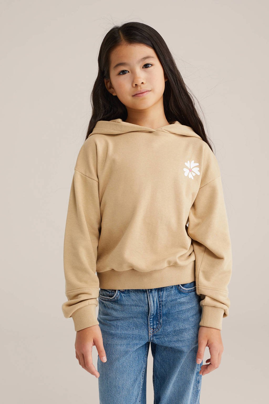 WE Fashion hoodie beige