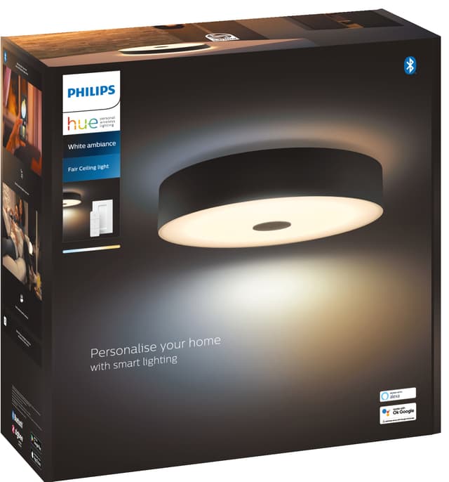 Phillips Hue Fair loftslampe (sort)