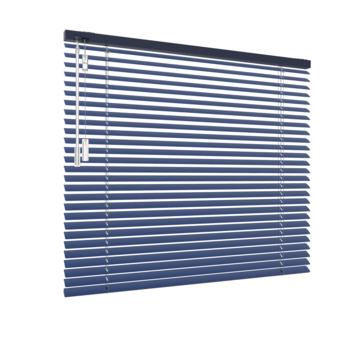 Aluminium Jaloezie Draaikiepraam hout 5115 diepblauw 25MM