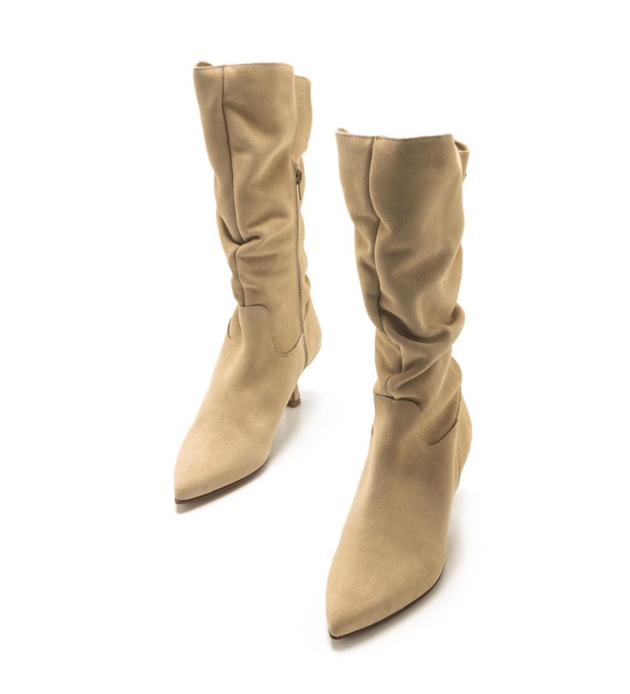 Mustang Botas de Piel Indie bege