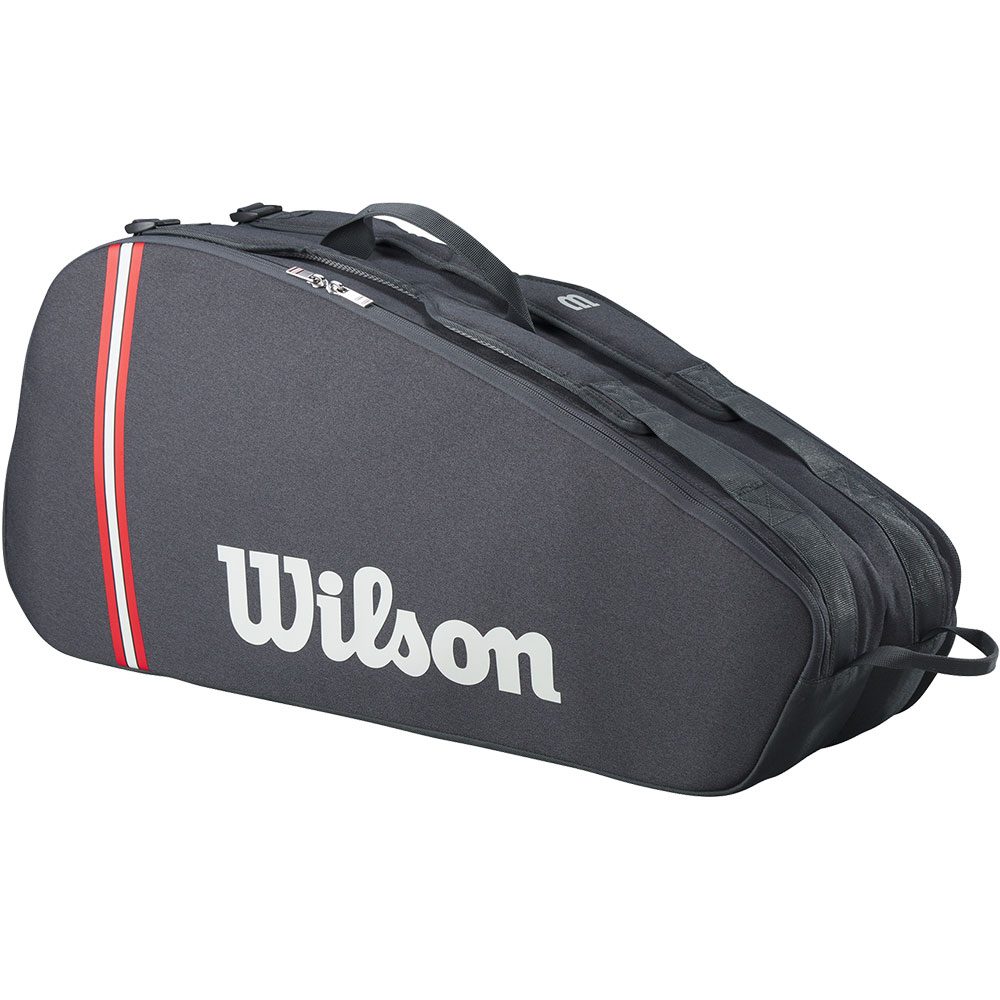 Wilson Tour 6 Pack Racket Bag Tennistasche für 6 Schläger schwarz