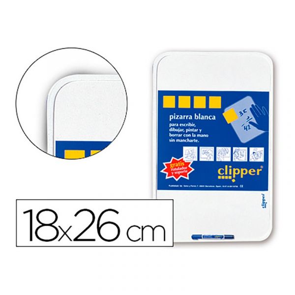 Clipper Quadro Branco 18 x 26cm c/ Marcador