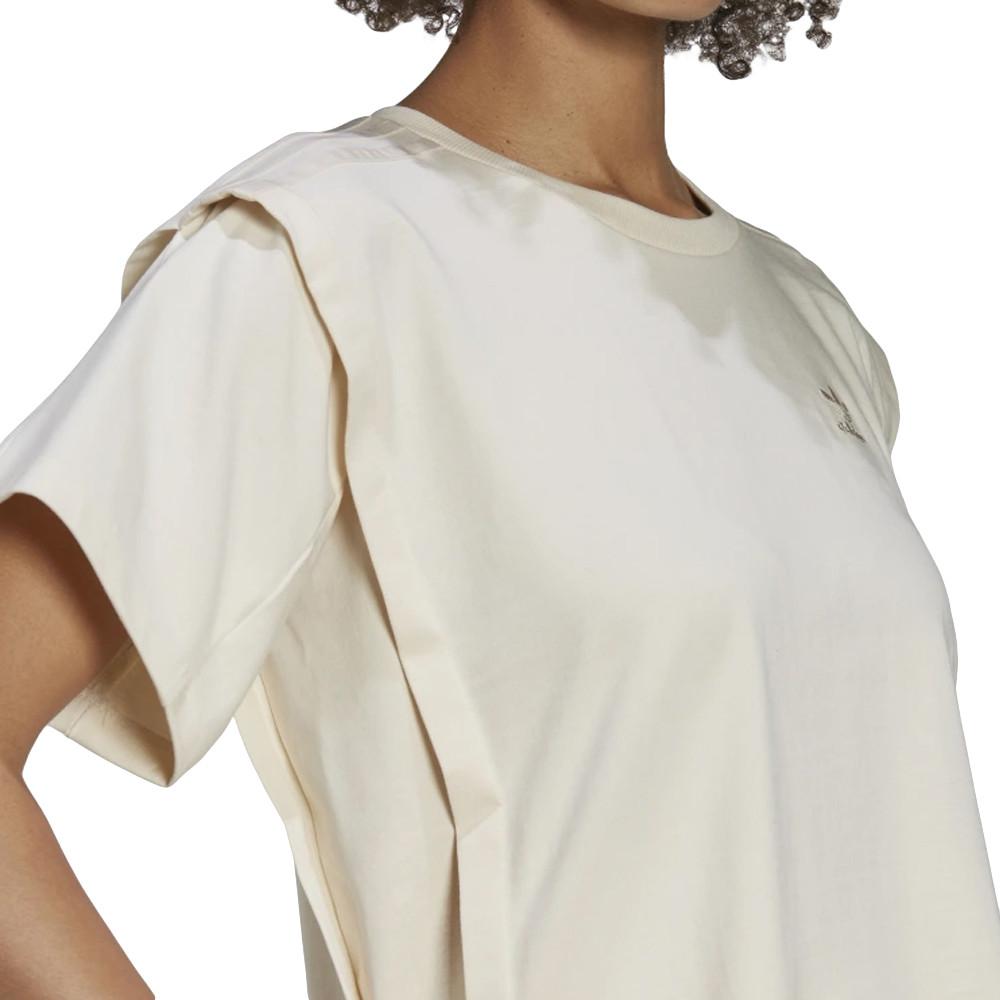 Adidas T-shirt Beige Femme Adidas CLEAN