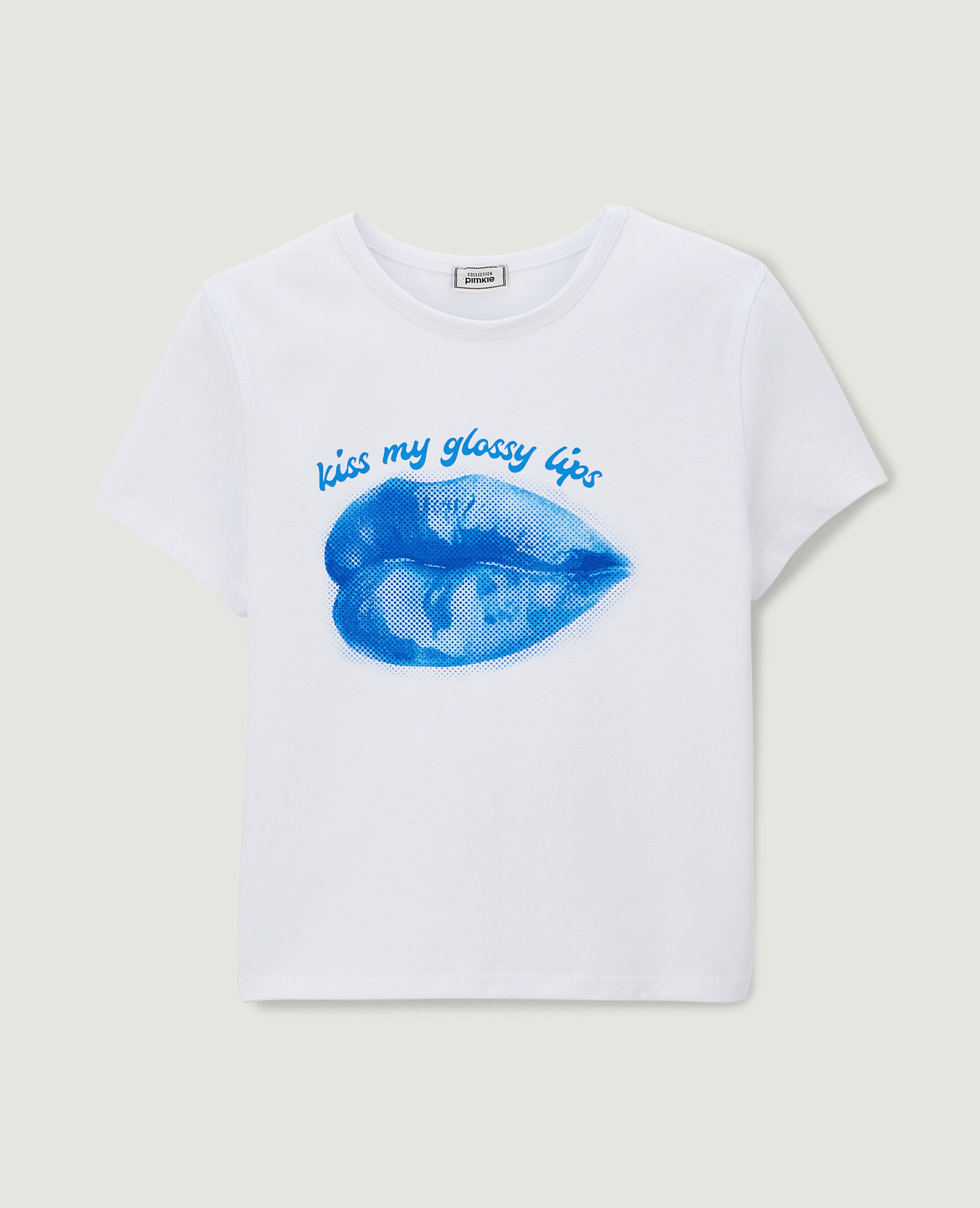T-shirt cropped - Blanc