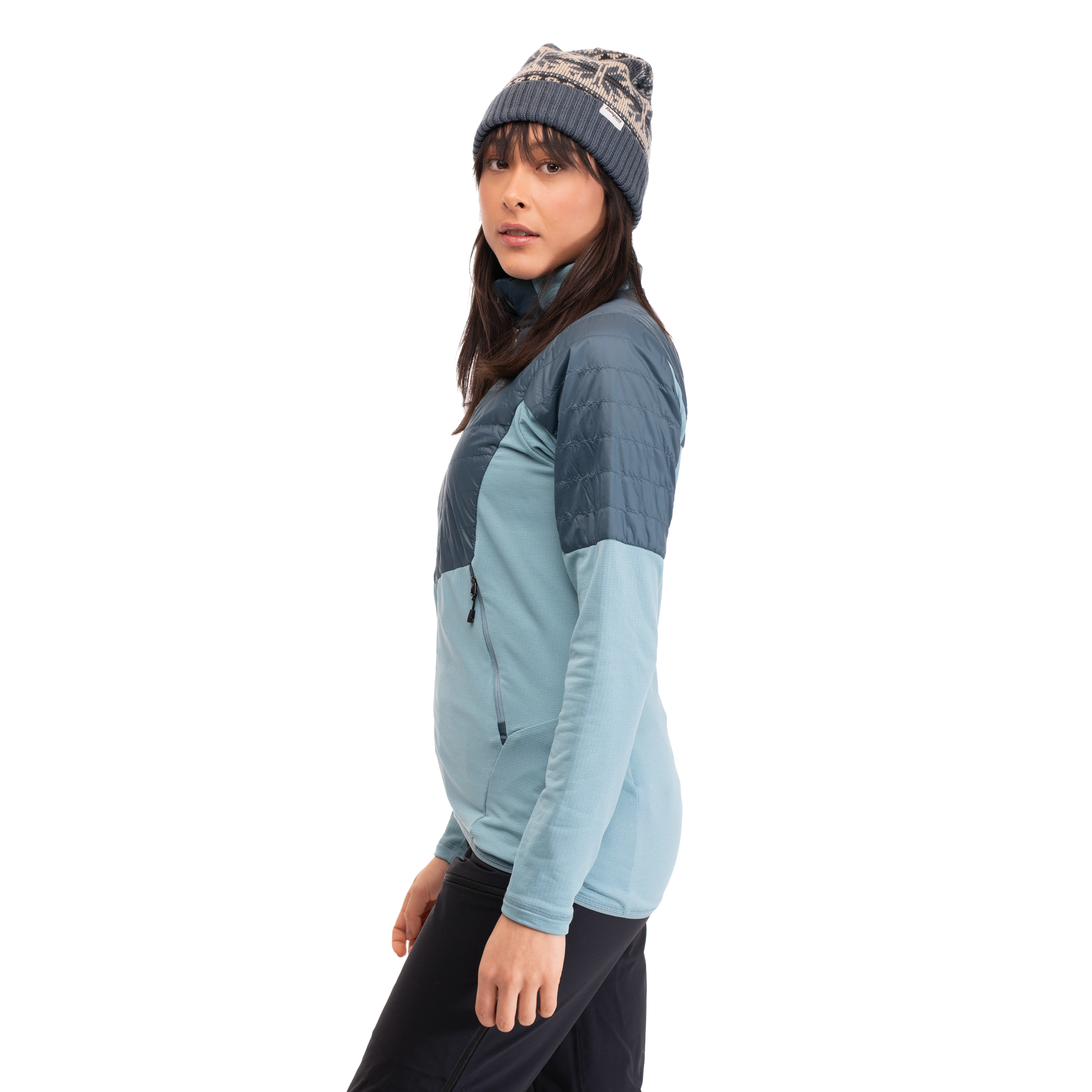 Senja Midlayer W Jacket Smoke Blue / Orion Blue