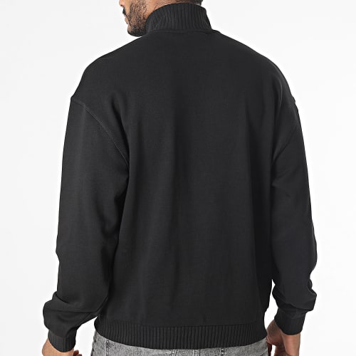 Sweat Col Zippé Dutzagata 50494188 Noir