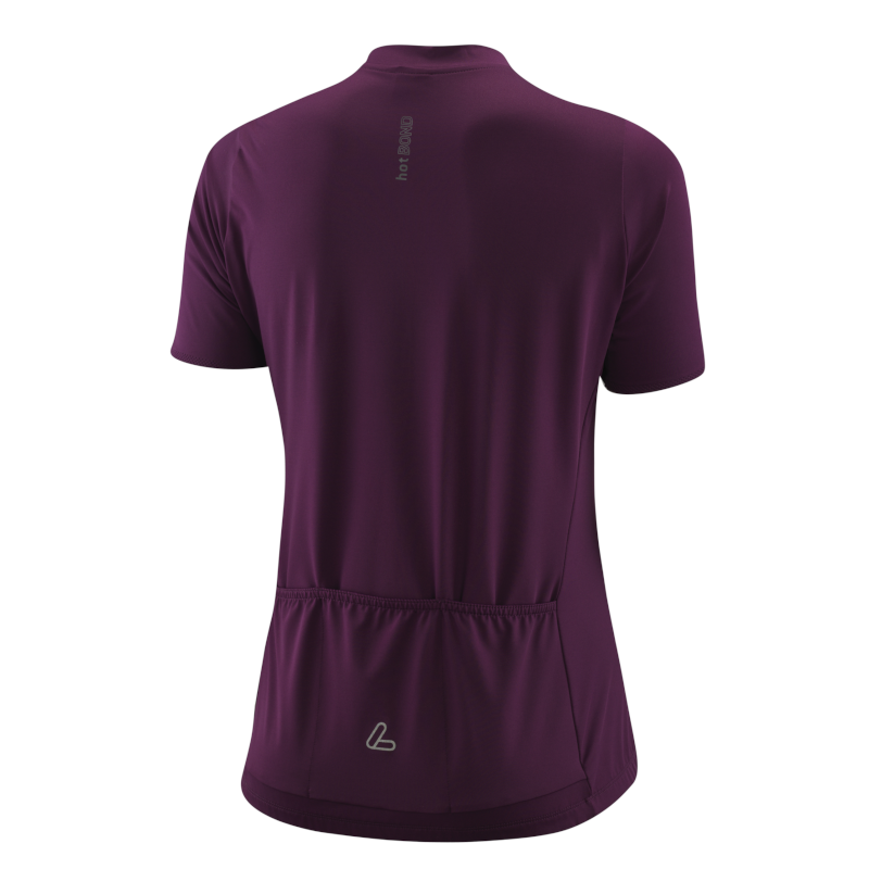 Löffler FZ Clear Hotbond paars dames fietsshirt