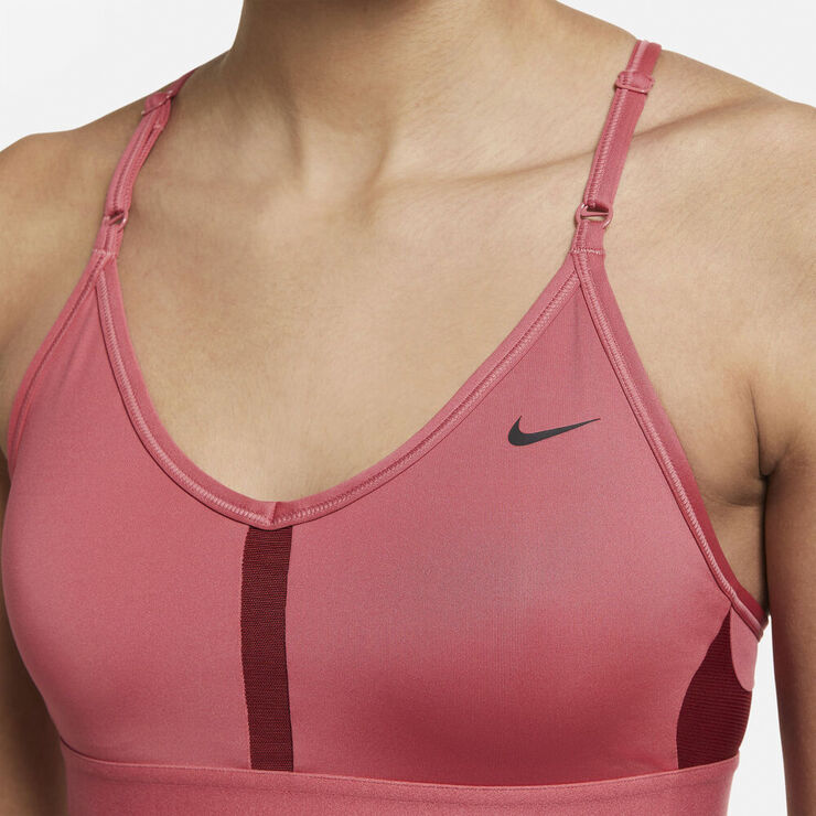 Nike Indy V-neck light support sports bh Pink
