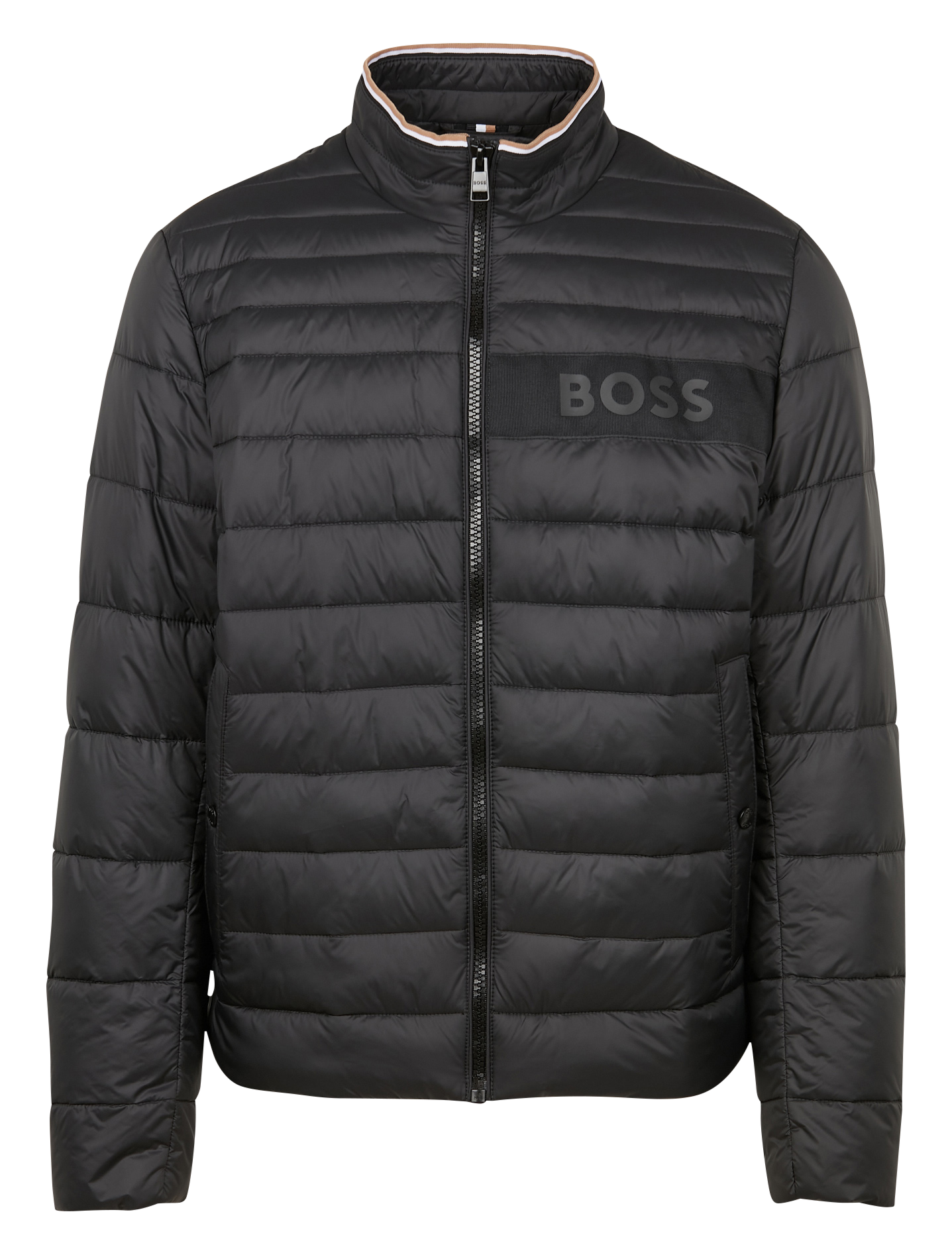 Doudoune col montant regular-fit| Noir