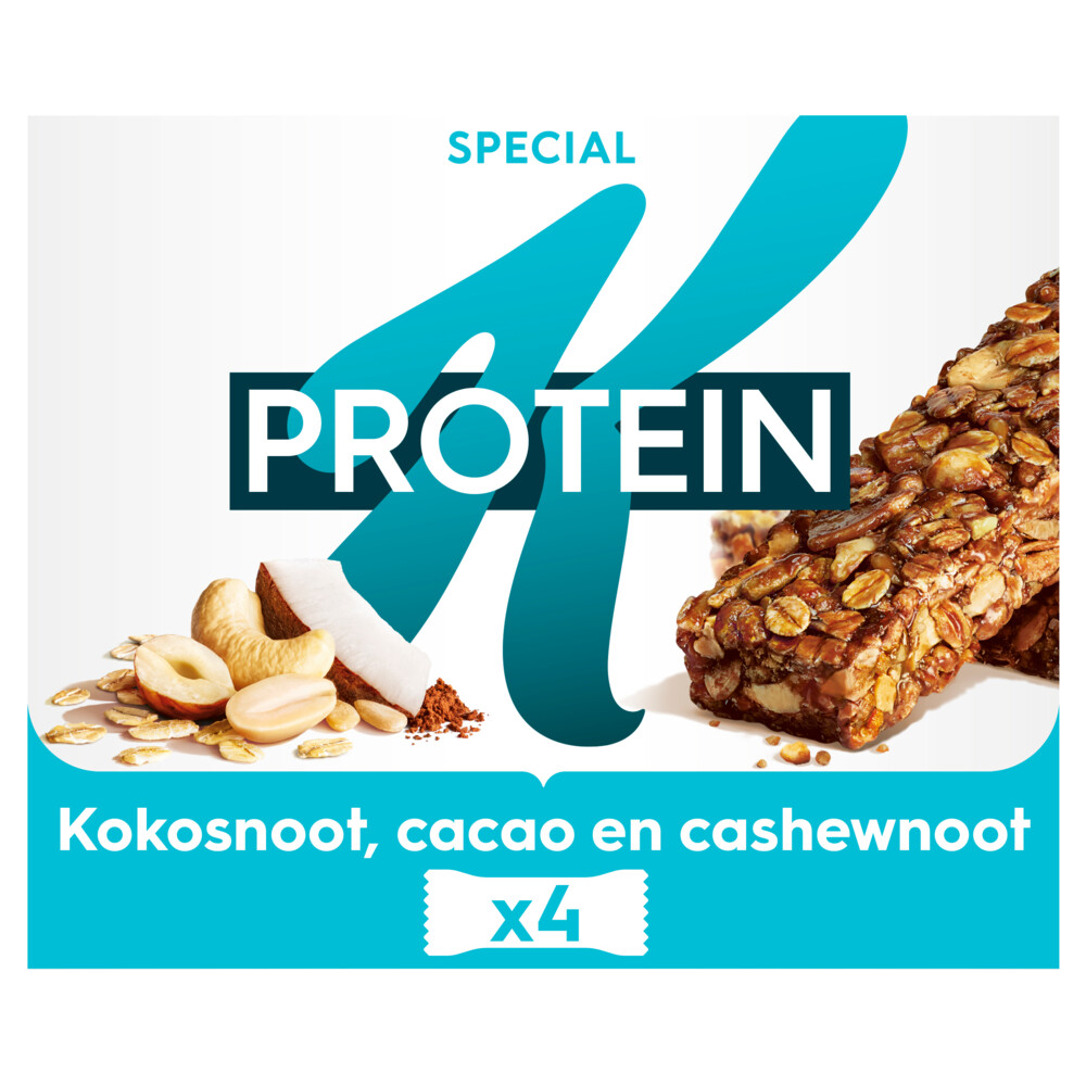 Kellogg's Special K Pro Repen Kokosnoot Cacao & Cashewnoot4 x 28 gr
