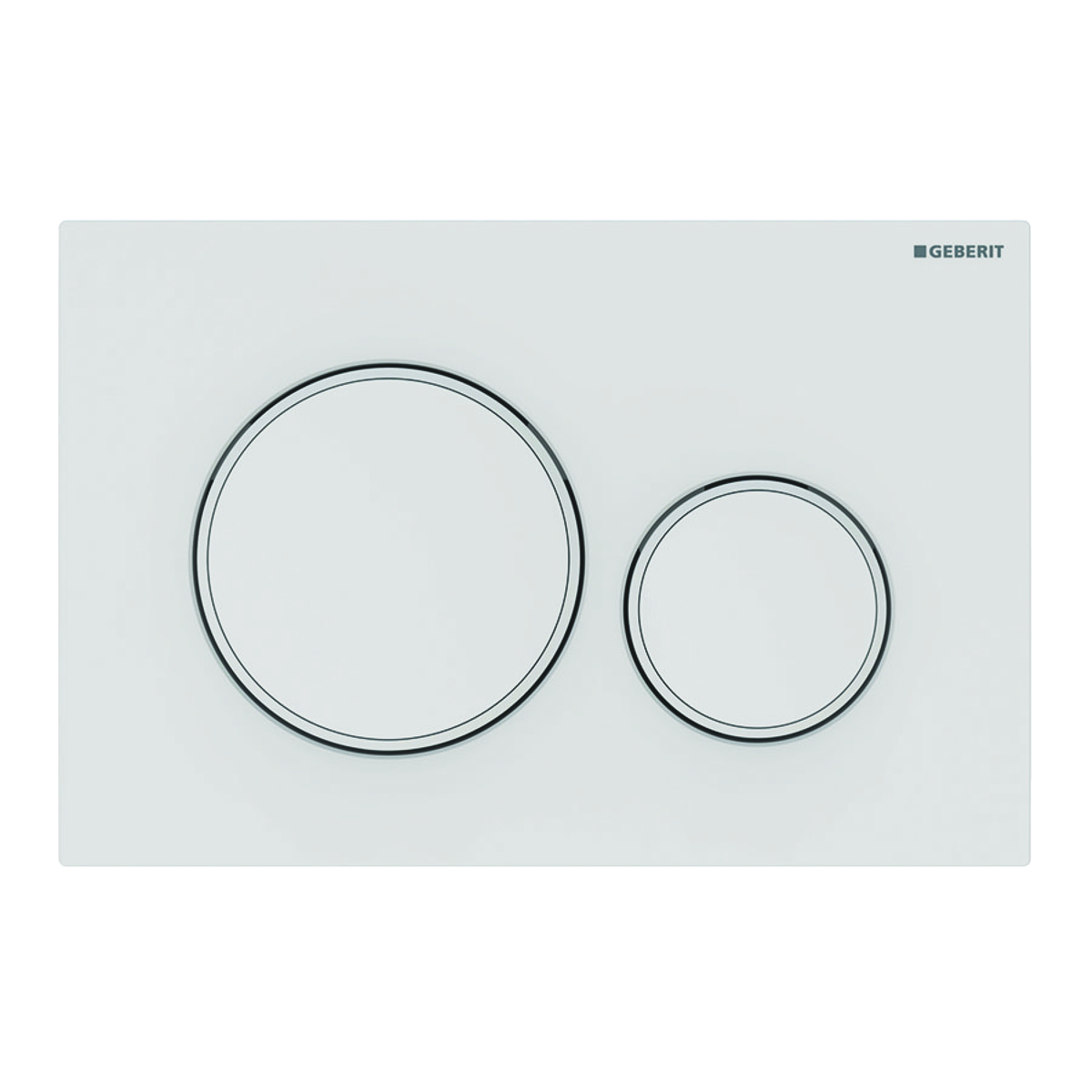 Geberit Sigma 20 drukplaat easy-to-clean mat wit
