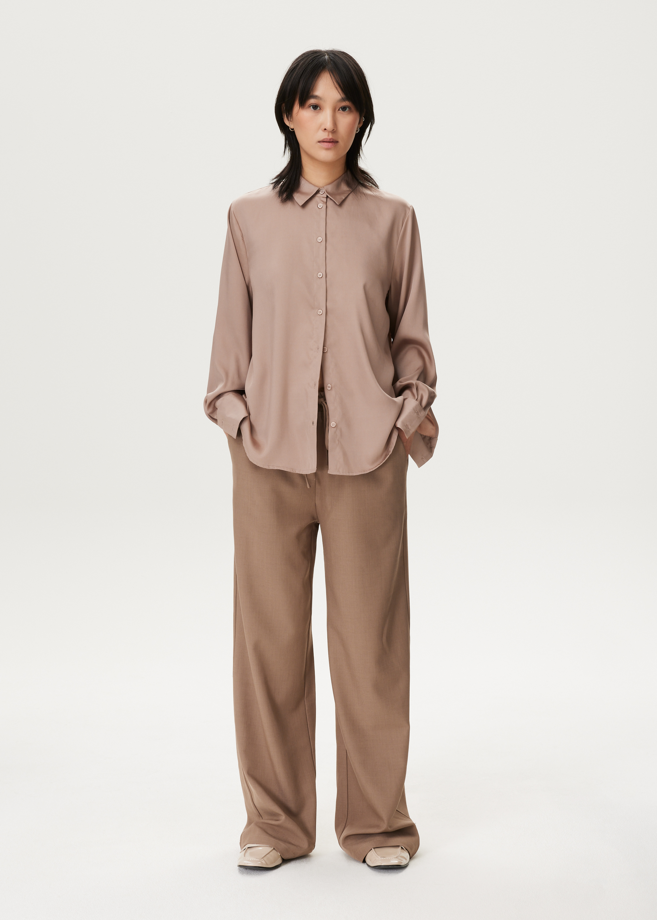 Wide leg pantalon
