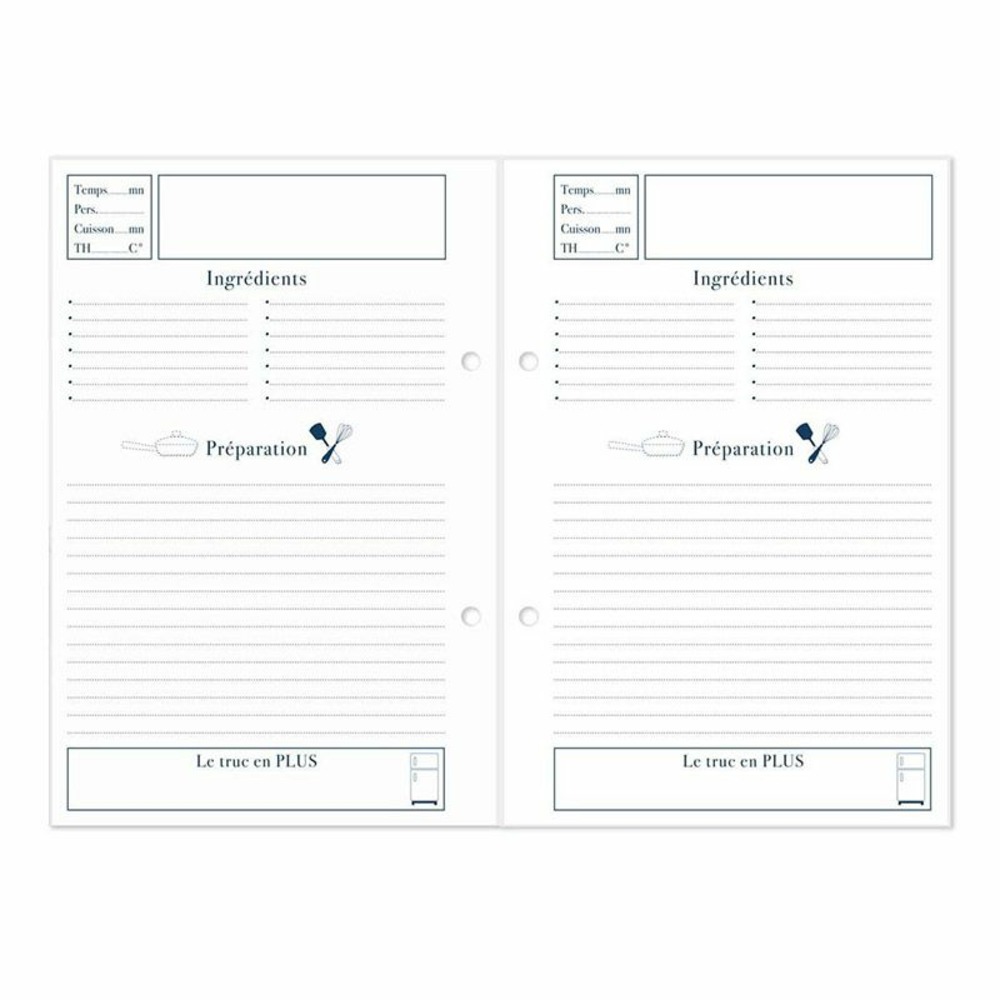 Kit diary classeur de recettes