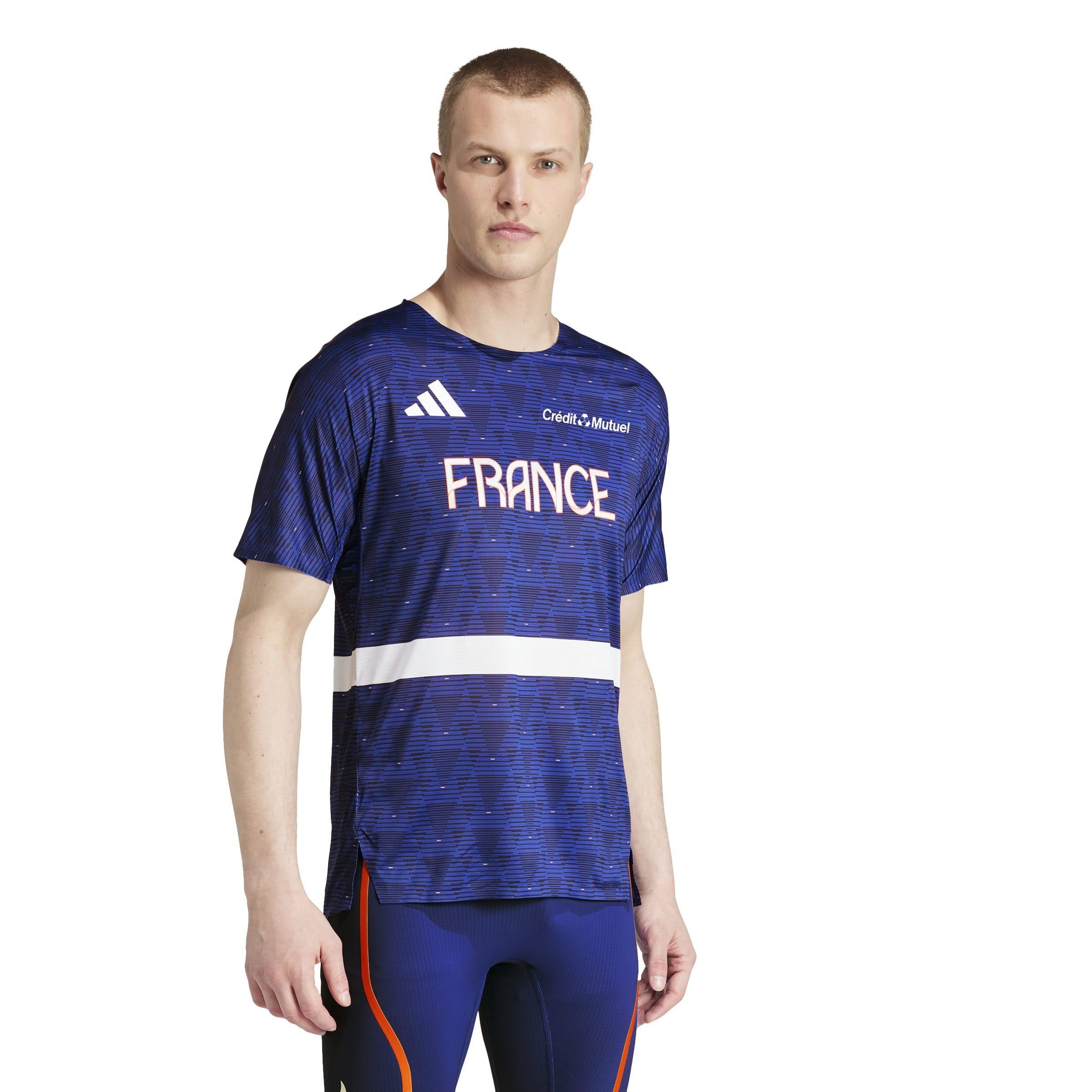 adidas Team France Athletisme T Shirt