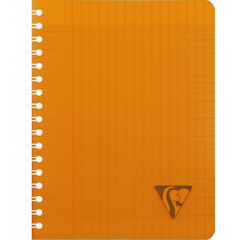 Cahier spirale Clairefontaine Linicolor Fresh17 x 22 cm assorti aléatoire grands carreaux  - 180 pages