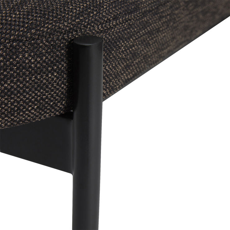 Hübsch Klint Bench Dark Brown Sort