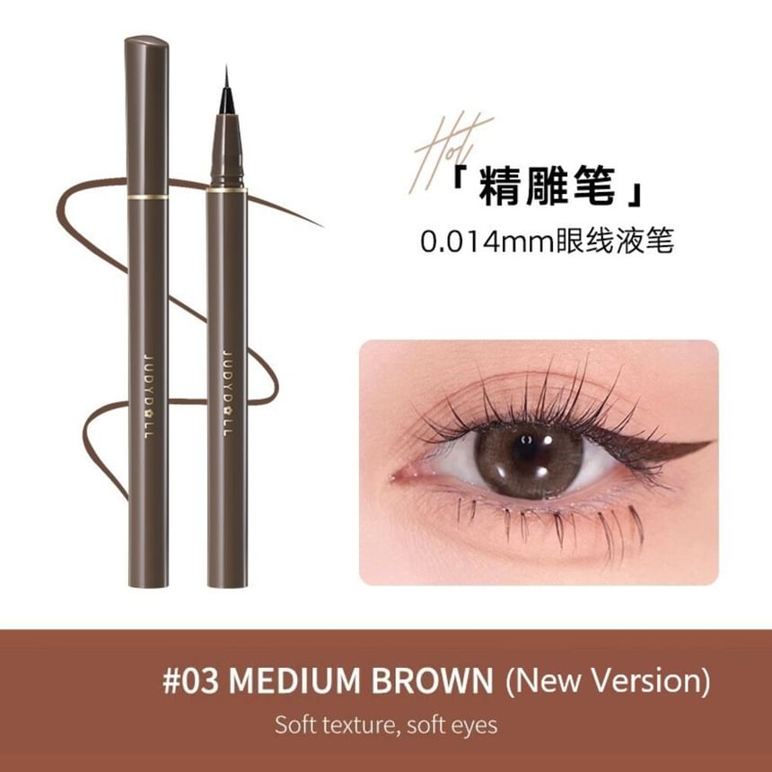 Judydoll - Slim Liquid Eyeliner - 4 klassieke ultrafijne kleuren