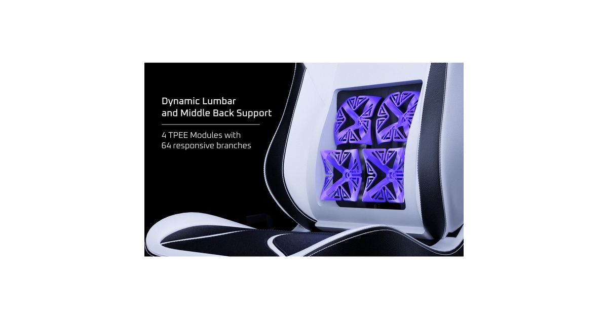 VertagearSL3800 gamestoel  (Zwart/carbon, ContourMax Lumbar, VertaAir, Hygennx)