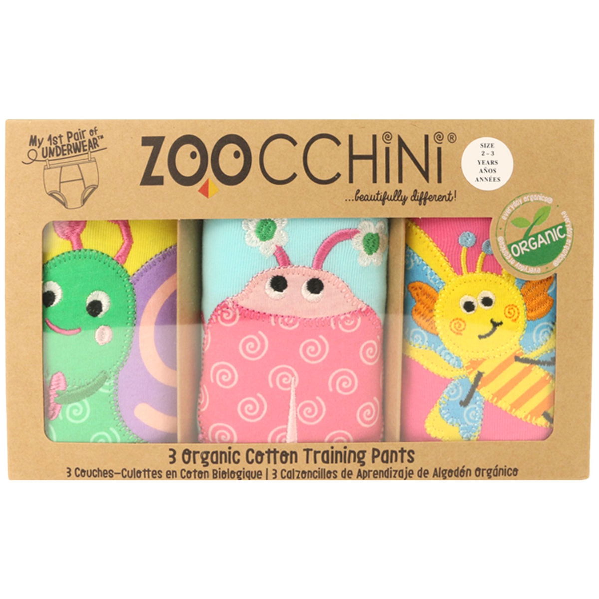 ZoocchiniZoocchini   Trainings Unterhosen Mädchen 3-4 Jahre Garten Freunde