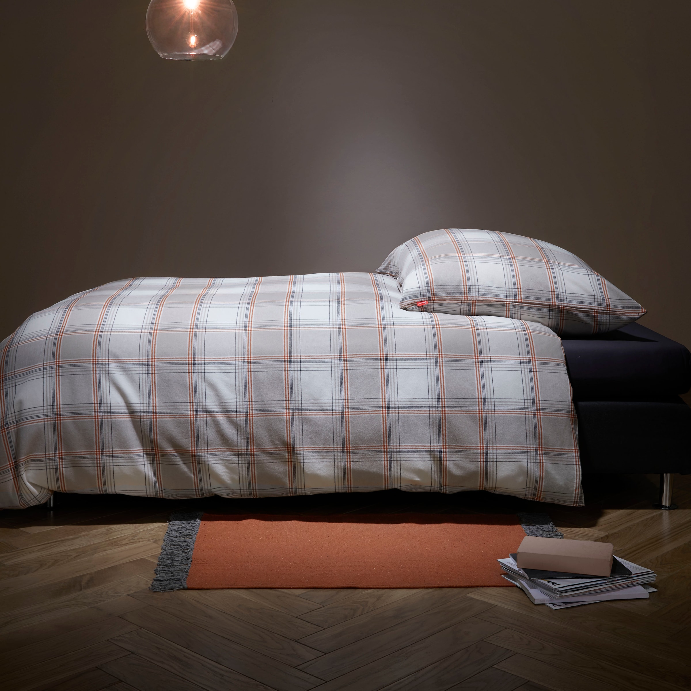 fleuresse Bettwäsche »Lech 4387« 2 Stk. tlg. Edelflanell, Baumwolle, in Gr. 135x200, 155x220, 200x200cm