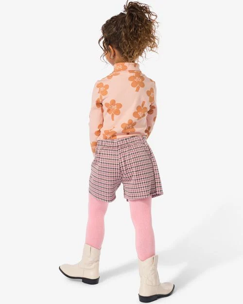 jupe-short enfant à carreaux multi