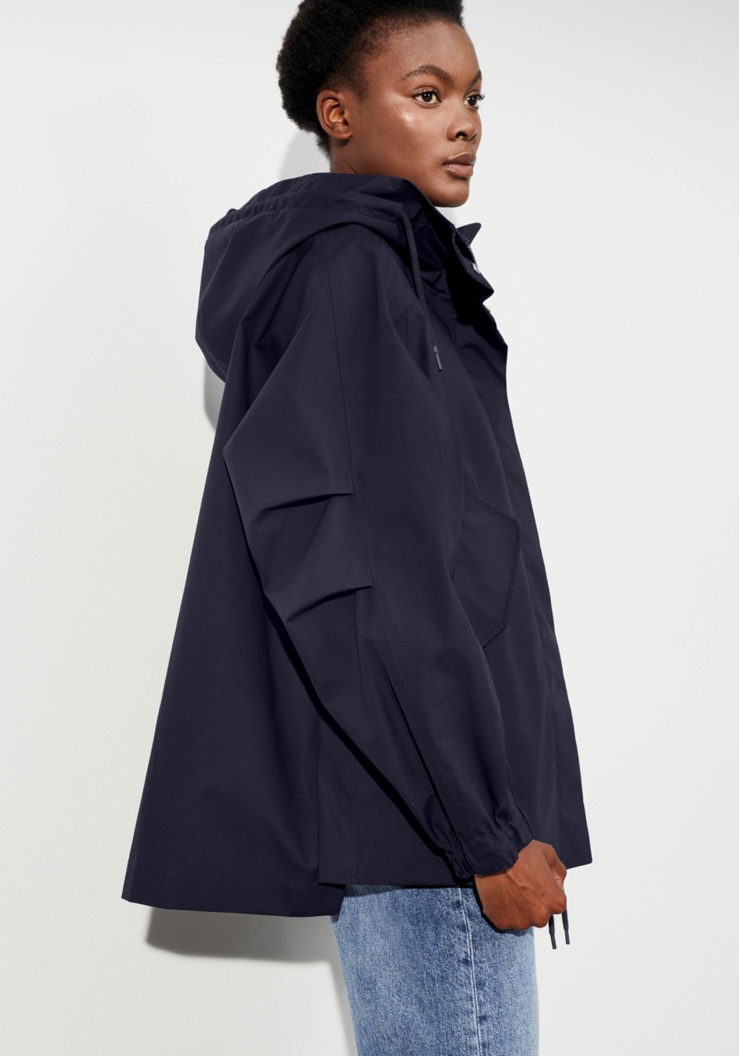 LangerChen Short-Parka Killeen Navy