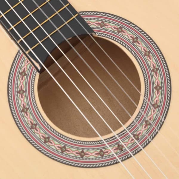 vidaXL Western akustisk cutaway gitarsett 12 deler med 6 strenger 38